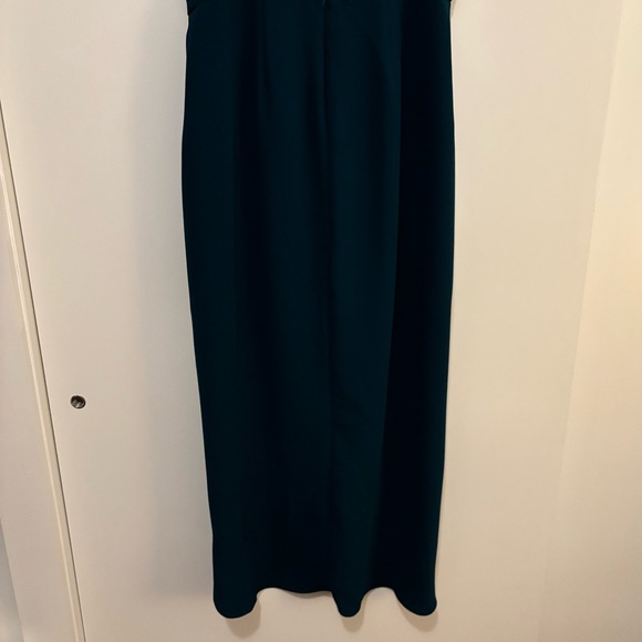 XSCAPE Double Strap Dark Green Dress Size 14 - Picture 5 of 9